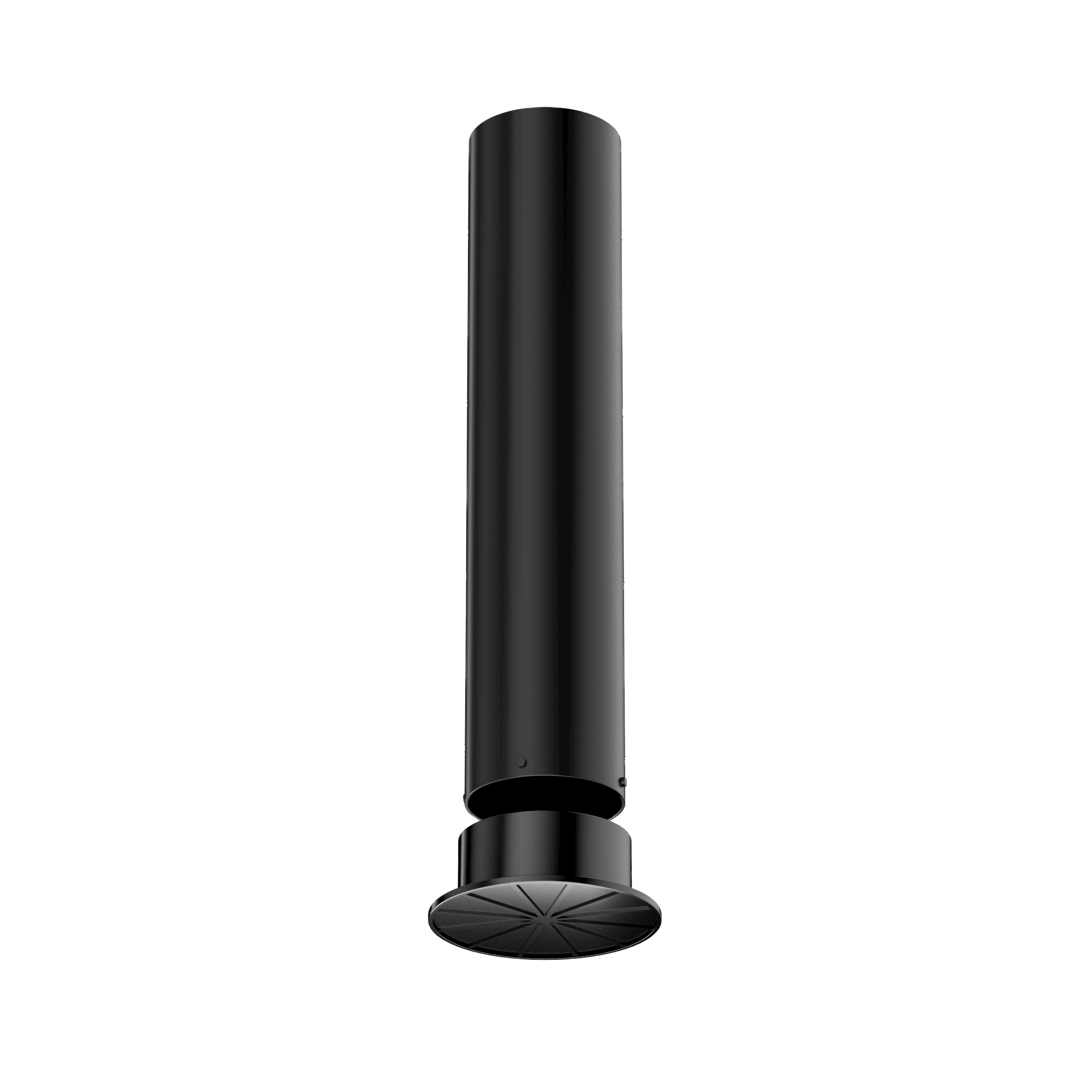 Standing coffee grounds bin