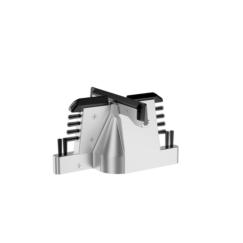 Flat-Bottom, Right-Angle soft rubber Cleaning Head – 58mm Double Shot Portafilter