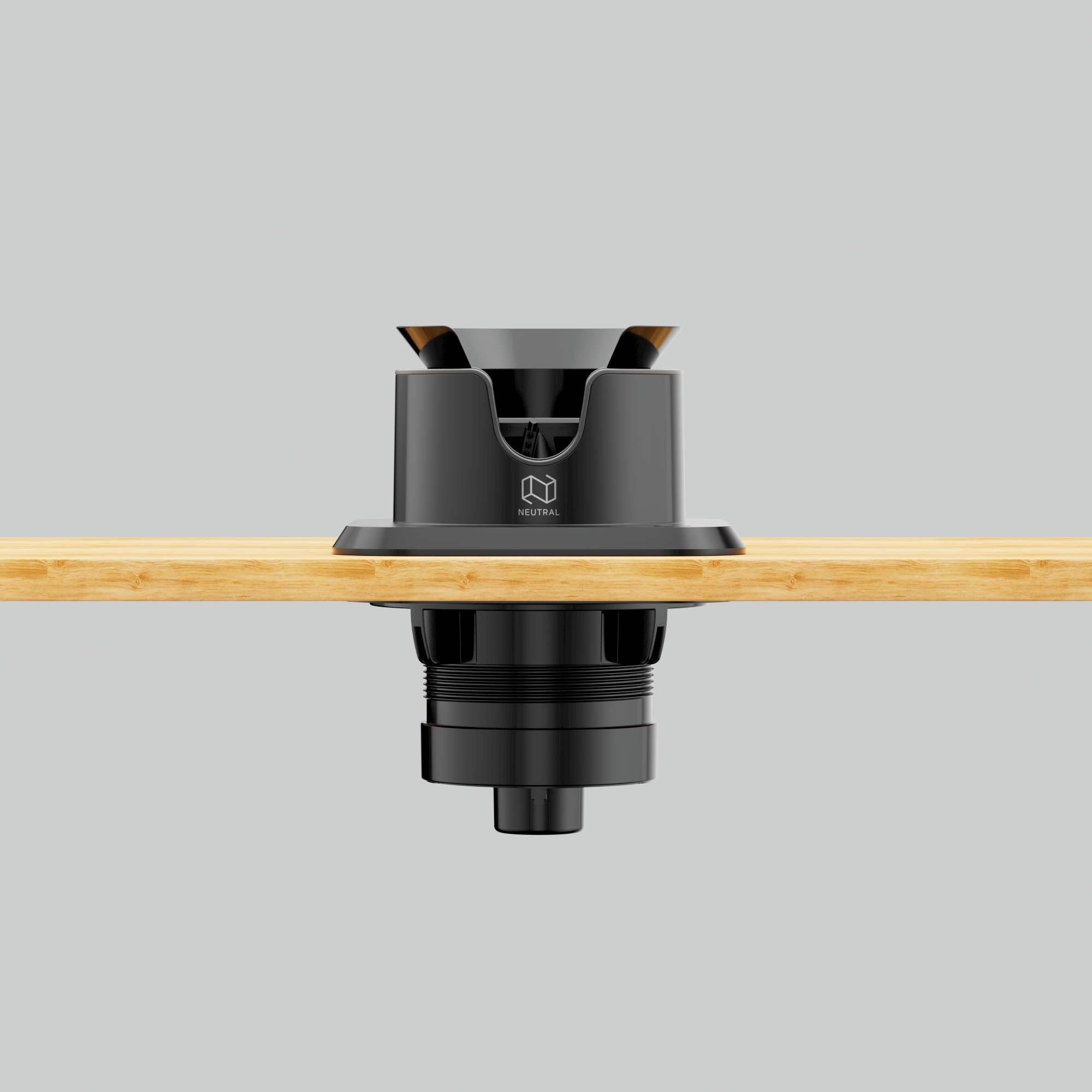 NS300Pro brush head cleaning espresso portafilter grounds