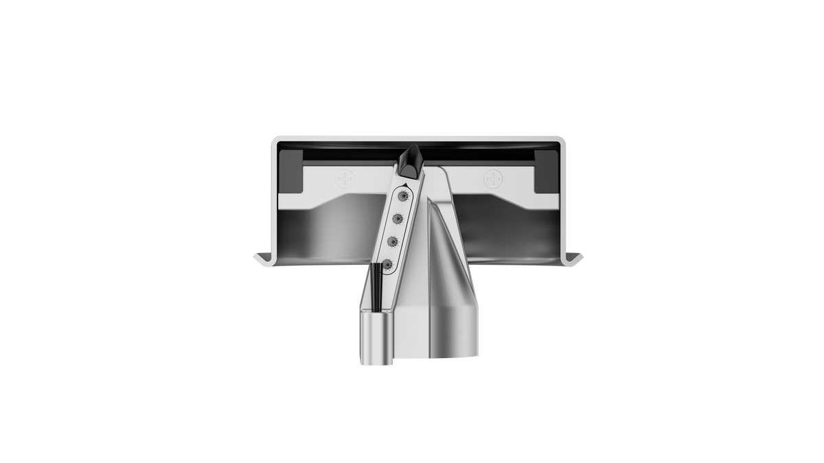 53mm Flat-Bottom, Right-Angle Soft Rubber Cleaning Head for Double-Shot Portafilters