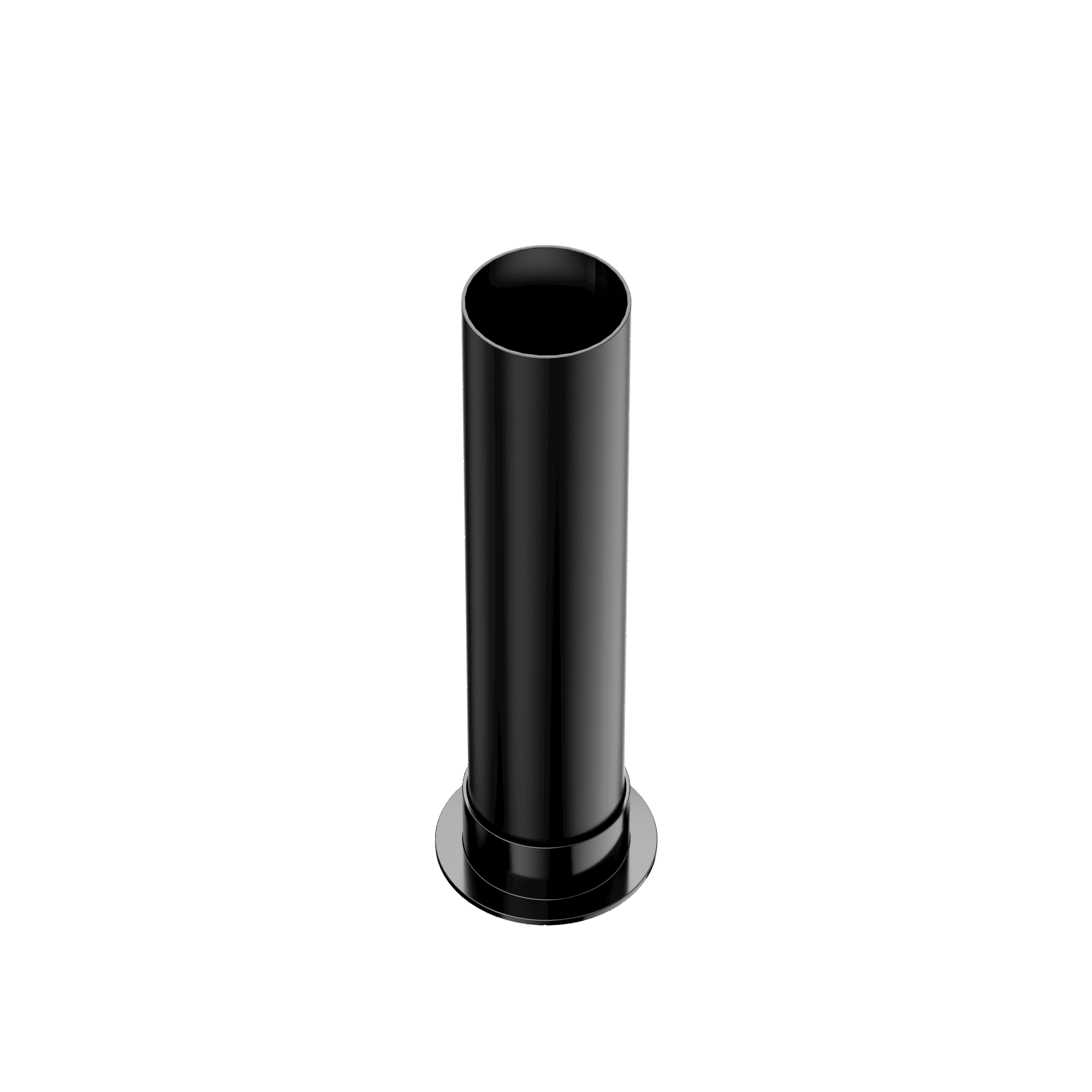 standing coffee grounds bin side profile – 160mm top opening 230mm stable base