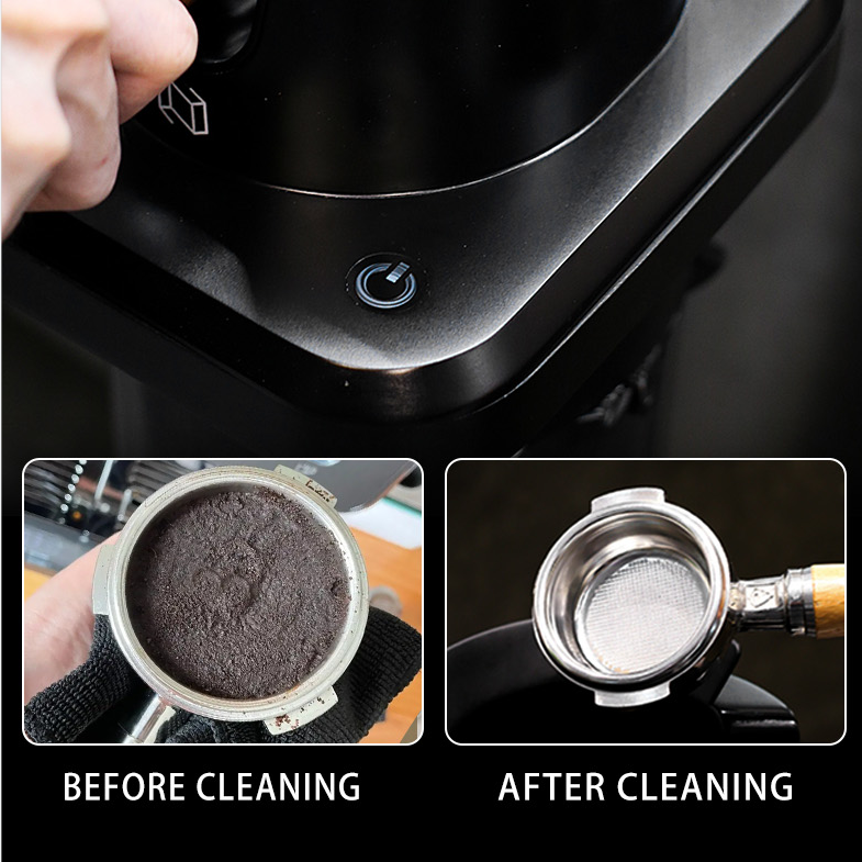 NS300Pro automatic portafilter cleaner Cleaning Functions