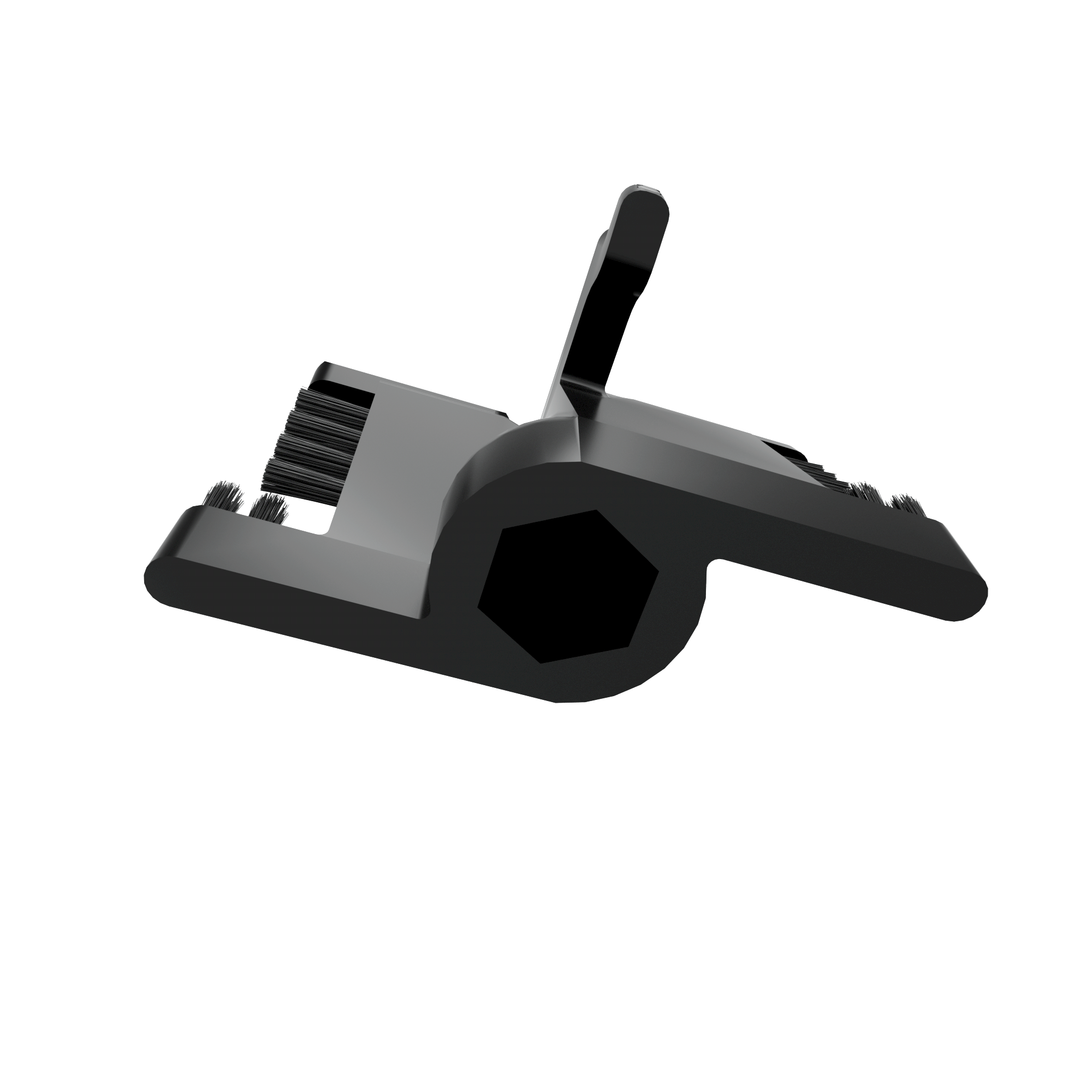 NS300 brush head bristles close-up – 57mm espresso basket fit